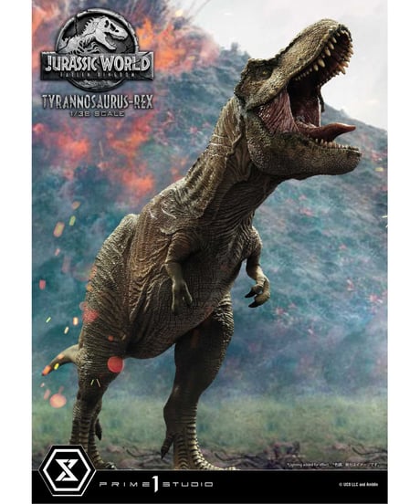 【予約】プライムコレクタブルフィギュア ジュラシック・ワールド：炎の王国 T-REX　1/38 スケール　［プライム１スタジオ］