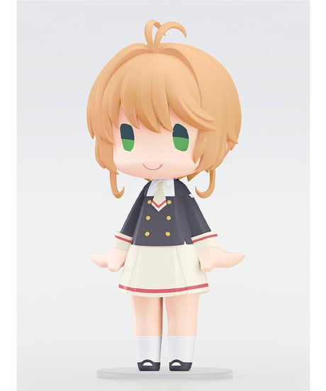 HELLO! GOOD SMILE 木之本桜 友枝中学校制服Ver.　塗装済み可動フィギュア　カードキャプターさくら クリアカード編　［グッドスマイルカンパニー］