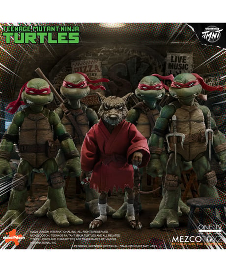 【予約】ワン12コレクティブ/ TMNT ティーンエイジ・ミュータント・ニンジャ・タートルズ: タートルズ 1/12 アクションフィギュア ボックスセット リダックス・オブ・オリジナル ver