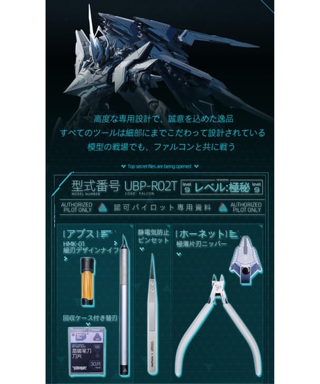 【送料無料】メカブレイク×HobbyMio 模型製作ツールセット　［HOBBY MIO］