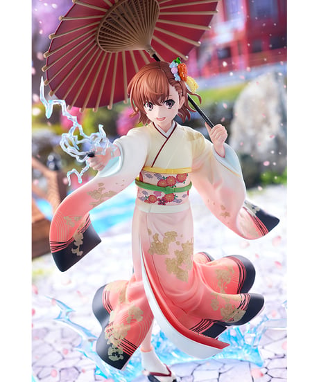 御坂美琴 振袖ver.　1/7スケール　塗装済み完成品　とある科学の超電磁砲T　［ＫＡＤＯＫＡＷＡ］