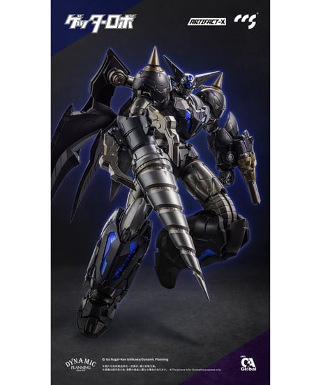 C&A Global Ltd. × CCSTOYS ARTIFACT-Xシリーズ ブラックゲッター 合金可動フィギュア　［CCSTOYS］