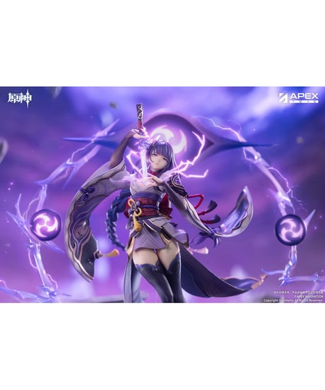 【予約】原神 雷電将軍 一心浄土Ver.　1/7スケール　塗装済み完成品　［APEX-TOYS］