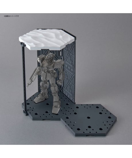 30MM カスタマイズシーンベース(雪原Ver.)　プラモデル　［バンダイ］