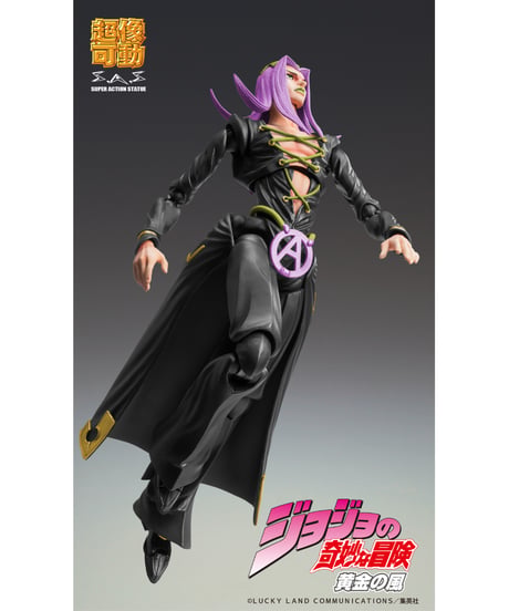 超像可動「レオーネ・アバッキオ Ver.BLACK」『ジョジョの奇妙な冒険 第5部』　塗装済可動フィギュア　[メディコス・エンタテインメント]