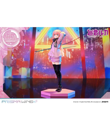 PRISMA WING ピアプロキャラクターズ  巡音ルカ "Art by lack"   1/7スケール完成品フィギュア
