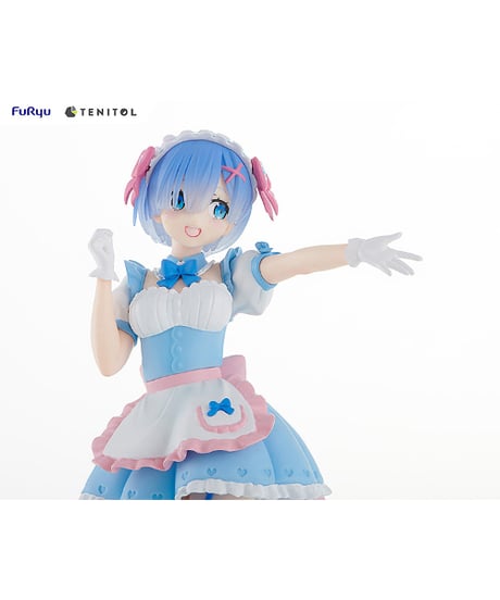 Re:ゼロから始める異世界生活　TENITOL 夢かわメイドレム&ラム特典付きセット　塗装済み完成品
