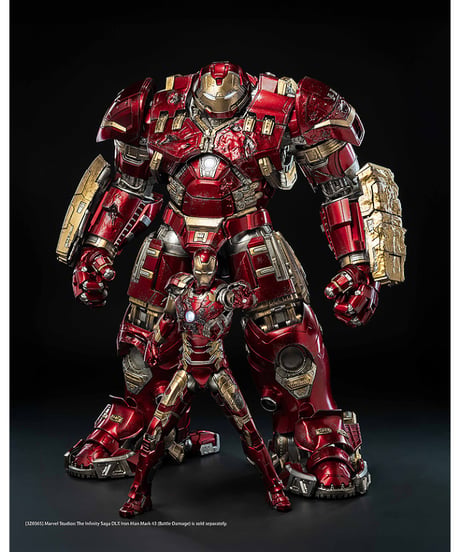 【予約】DLX アイアンマン・マーク44“ハルクバスター”（バトルダメージ）　1/12スケール　塗装済み可動フィギュア　[threezero]