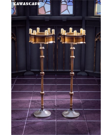 【予約】教会シチュエーション 1/12ジオラマ小物セット　［KAWA DESIGN］