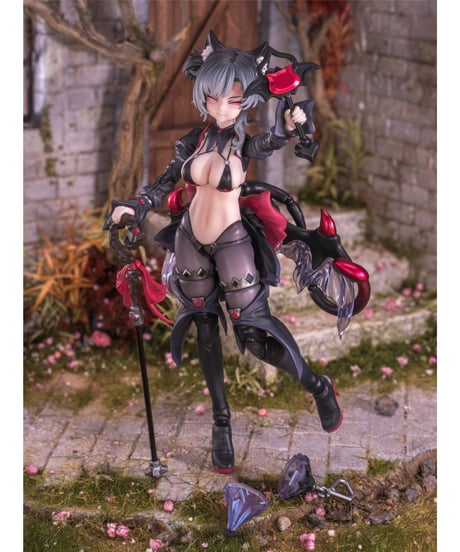 見習魔女・星川猫猫 1/12 完成品アクションフィギュア 黒髪Ver.　[次元具象(EXSSRION)]