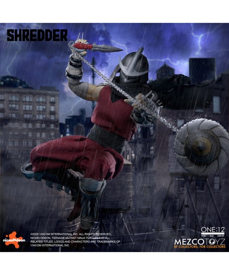 【予約】ワン12コレクティブ/ TMNT ティーンエイジ・ミュータント・ニンジャ・タートルズ: シュレッダー 1/12 アクションフィギュア　［メズコトイズ］