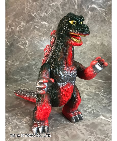 復刻版ポピーグレートザウルス　ゴジラ/ゴジラ（グリーンVer.） 全２種　ソフトビニール製　塗装済み完成品