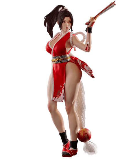 King of Fighters XIV 1/6 コレクティブル アクションフィギュア 不知火舞/不知火舞 前髪ストレート Ver.　全２種