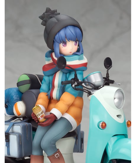 【予約】志摩 リン with スクーター【再販】　1/10スケール　PVC&ABS製塗装済完成品　ゆるキャン△　［アルター］