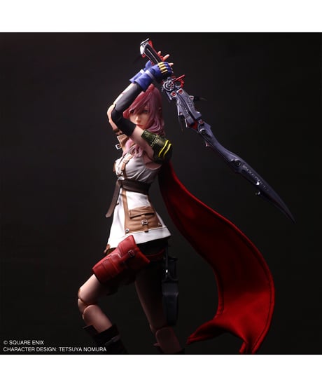 ファイナルファンタジーXⅢ PLAY ARTS真 ライトニング　［スクウェア・エニックス］