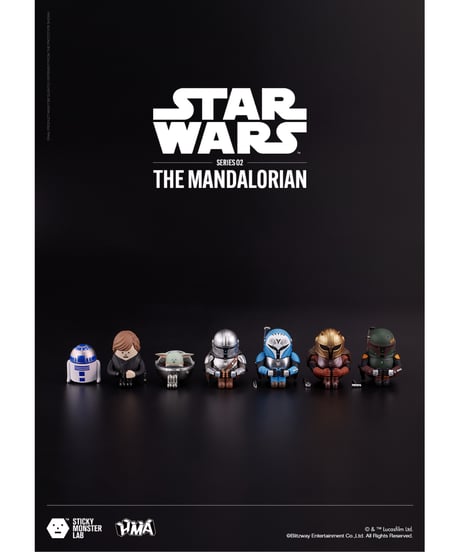 【予約】SML MINI-FIGURE BLIND BOX STAR WARS SERIES 02 'THE MANDALORIAN' 　6個入り1BOX　［BLITZWAY JAPAN］