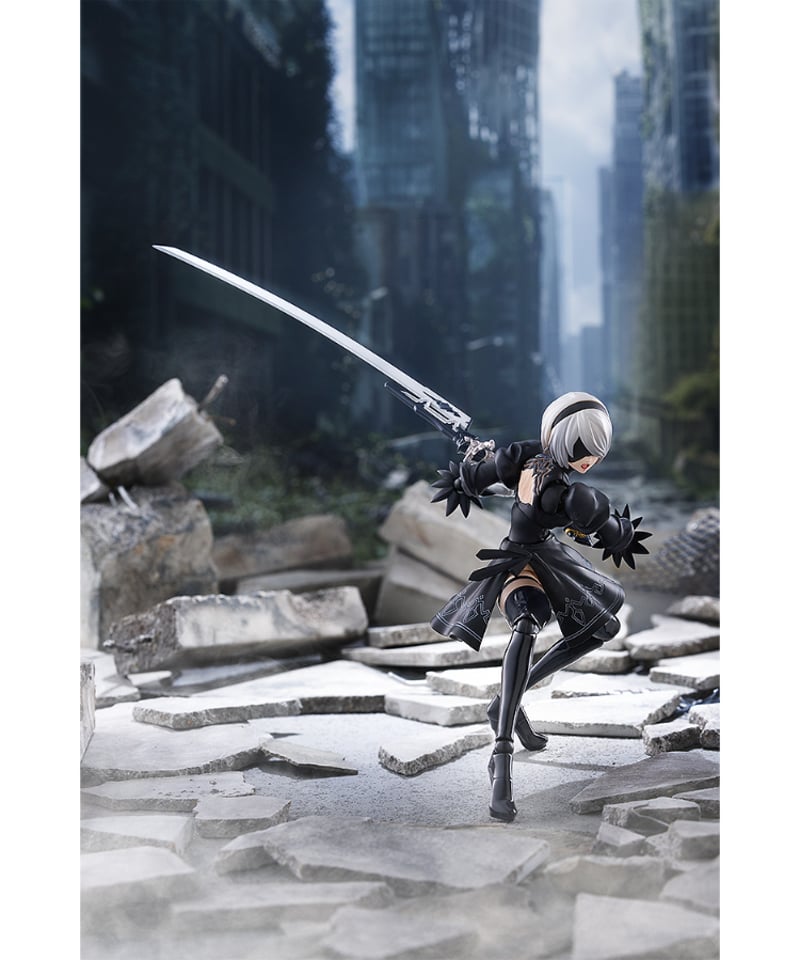 NieR:Automata Ver1.1a figma 2B（ヨルハ二号B型） 塗装済み可動フ