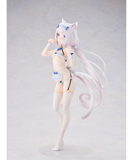 【予約】ネコぱら バニラ マイクロビキニメイド-STD Edition-　1/5.5　塗装済み完成品　［オーキッドシード］