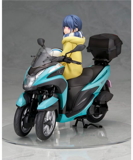 ゆるキャンへ 志摩 リン with 三輪バイク　1/10スケール PVC&ABS製塗装済完成品