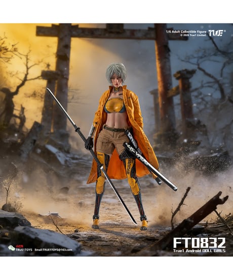 【予約】トゥルーワントイズ 1/6スケール アクションフィギュア アンドロイド・ビル ホワイトヘア　[MOTOR NUCLEAR 摩動核]