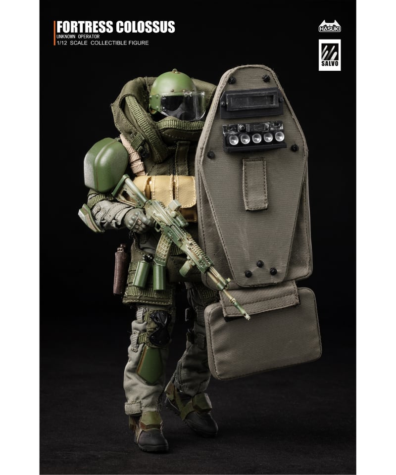 【新品未開封】SALVOシリーズ SA02 フォートレスコロッサス 1/12 SALVOシリーズ SA02 フォートレスコロッサス 1/12 完成品アクション