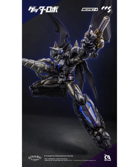 C&A Global Ltd. × CCSTOYS ARTIFACT-Xシリーズ ブラックゲッター 合金可動フィギュア　［CCSTOYS］