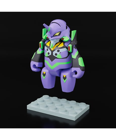 BRICKROID エヴァンゲリオン初号機　塗装済み可動フィギュア　ヱヴァンゲリヲン新劇場版　[グッドスマイルカンパニー]
