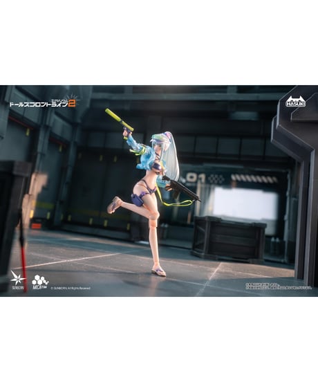 【予約】pocket art PA013 ドールズフロントライン2：エクシリウム クルカイ 蒼き軌跡Ver. 通常版 1/12 完成品アクションフィギュア　［HASUKI］