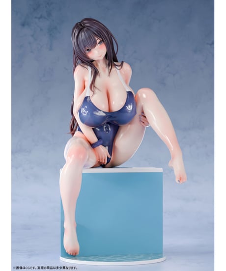 【予約】巨乳人妻と秘密の水泳教室 ノワール 1/6スケール　塗装済み完成品フィギュア　［B´full FOTS JAPAN］
