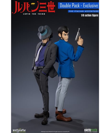 【予約】ルパン三世 PART4/ ルパン三世＆次元大介 1/6 アクションフィギュア 限定ダブルパック　［インフィニティスタチュー］