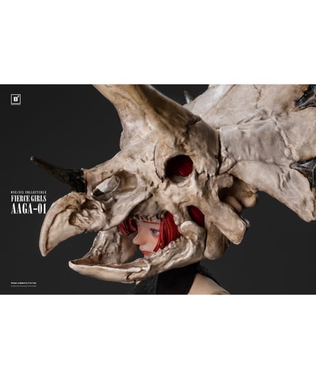 Beautiful Chemistry 1/6 Fierce Girls Series BONE GIRL/ TRICERATOPS