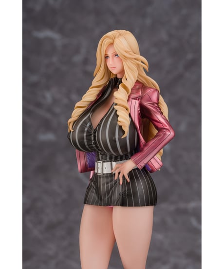 【予約】ギャル姉社長とハーレムオフィス 錦織 愛(赤スーツVer.) 健全Ver. 　1/7スケール　塗装済み完成品　［ダイキ工業］