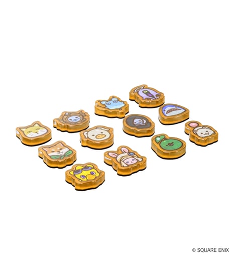 【送料無料】ファイナルファンタジーXIV らくがきミニオンズ アクリルマグネット Vol.2（全12種）　12個入り1BOX　［スクウェア・エニックス］