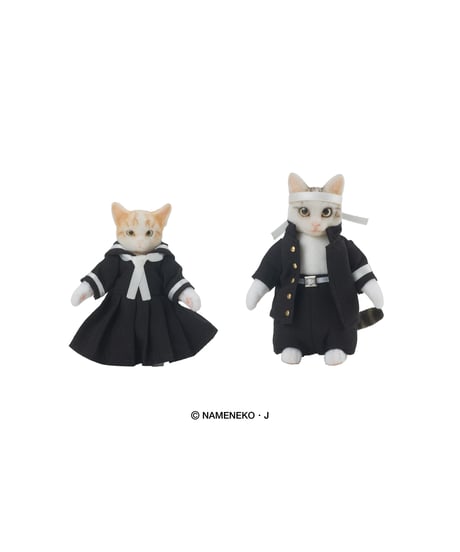 DIGKawaiiACTION 『なめ猫』又吉＆トラ子セット　彩色済完成品可動フィギュア