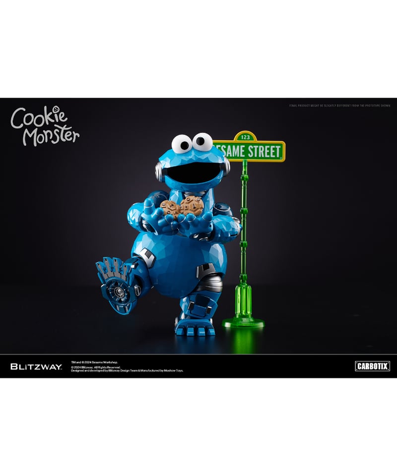 CARBOTIX COOKIE MONSTER クッキーモンスター セサミストリート