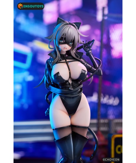 【予約】猫の女 Happyちゃん 1/6 完成品フィギュア 異色版　［ENSOUTOYS］