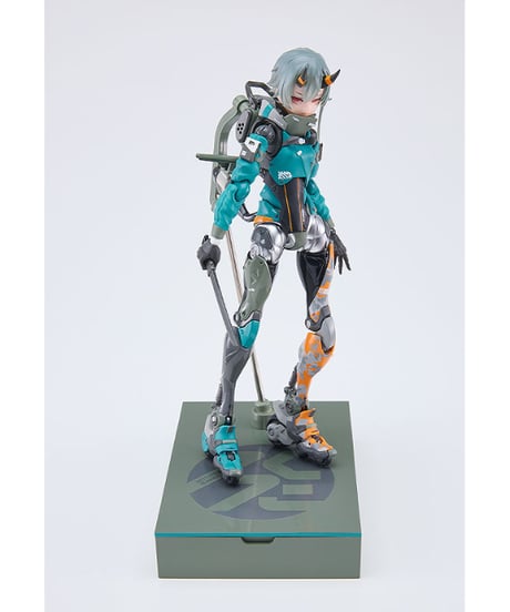 MOTORED CYBORG RUNNERSSX_155 "DOWNTOWN TREK"　プラスチック＆ダイキャスト製塗装済み可動フィギュア　少女発動機