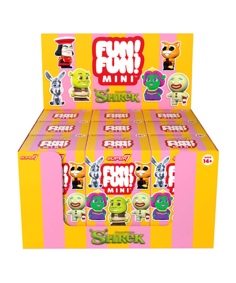 【予約】ファン！ファン！ミニ/ シュレック トレーディングフィギュア: 9個入りボックス　［スーパー7］