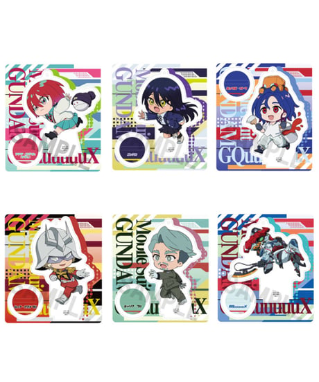 トコトコアクリルスタンド 機動戦士Gundam GQuuuuuuX　6個入り1BOX　[メガハウス]