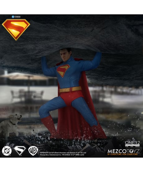 【予約】ワン12コレクティブ/ スーパーマン 2025: スーパーマン with クリプト 1/12 アクションフィギュア　［メズコトイズ］