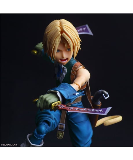 ファイナルファンタジーIX PLAY ARTS真 ジタン・トライバル　彩色済み完成品フィギュア　［スクウェア・エニックス］
