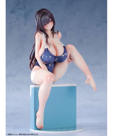 【予約】巨乳人妻と秘密の水泳教室 ノワール 1/6スケール　塗装済み完成品フィギュア　［B´full FOTS JAPAN］