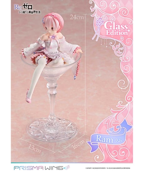 【予約】PRISMA WING Re:ゼロから始める異世界生活 ラム  グラスエディション 1/7 スケール 完成品フィギュア　［プライム１スタジオ］