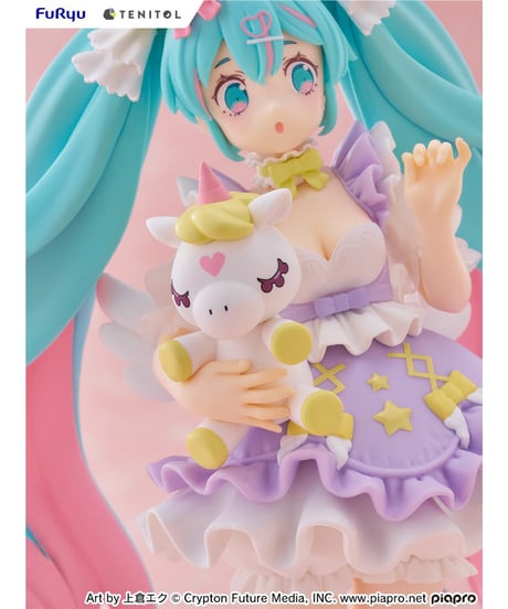 TENITOL 初音ミク 夢かわプリンセス ラベンダーver.　塗装済み完成品	　[フリュー]