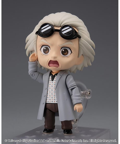ねんどろいど ドク（エメット・ブラウン）　プラスチック製塗装済み可動フィギュア【バック・トゥ・ザ・フューチャー】