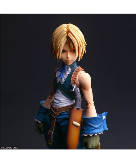 ファイナルファンタジーIX PLAY ARTS真 ジタン・トライバル　彩色済み完成品フィギュア　［スクウェア・エニックス］