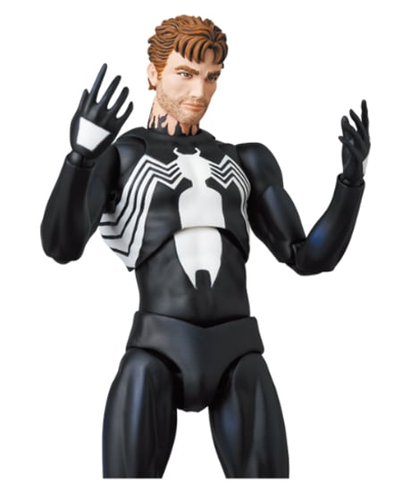 【送料無料】マフェックス No.147 MAFEX SPIDER-MAN BLACK COSTUME (COMIC Ver.)　［メディコム・トイ］