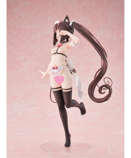 【予約】ネコぱら ショコラ マイクロビキニメイド-DX Edition-　1/5.5　塗装済み完成品　［オーキッドシード］