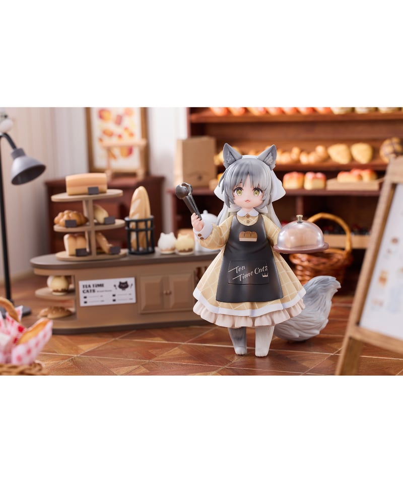 ティータイム キャッツ シーン』にゃん町“パン屋”店員&お客セット 完成