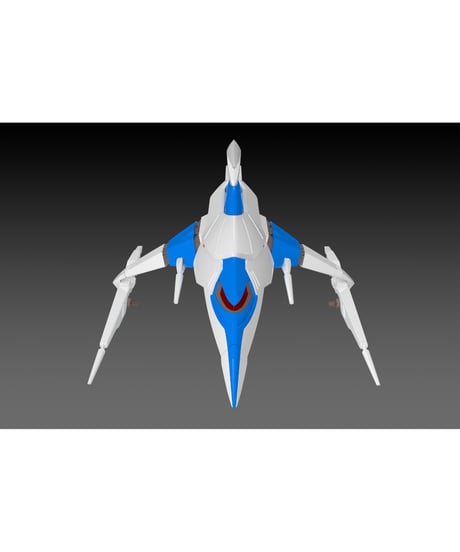 プラスチックキット「シルバーホーク 3F-1B SPACE FIGHTER 2P COLOR」　ダライアス　1/144　[PLUM]